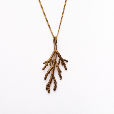 Bronze Cedar Pendant