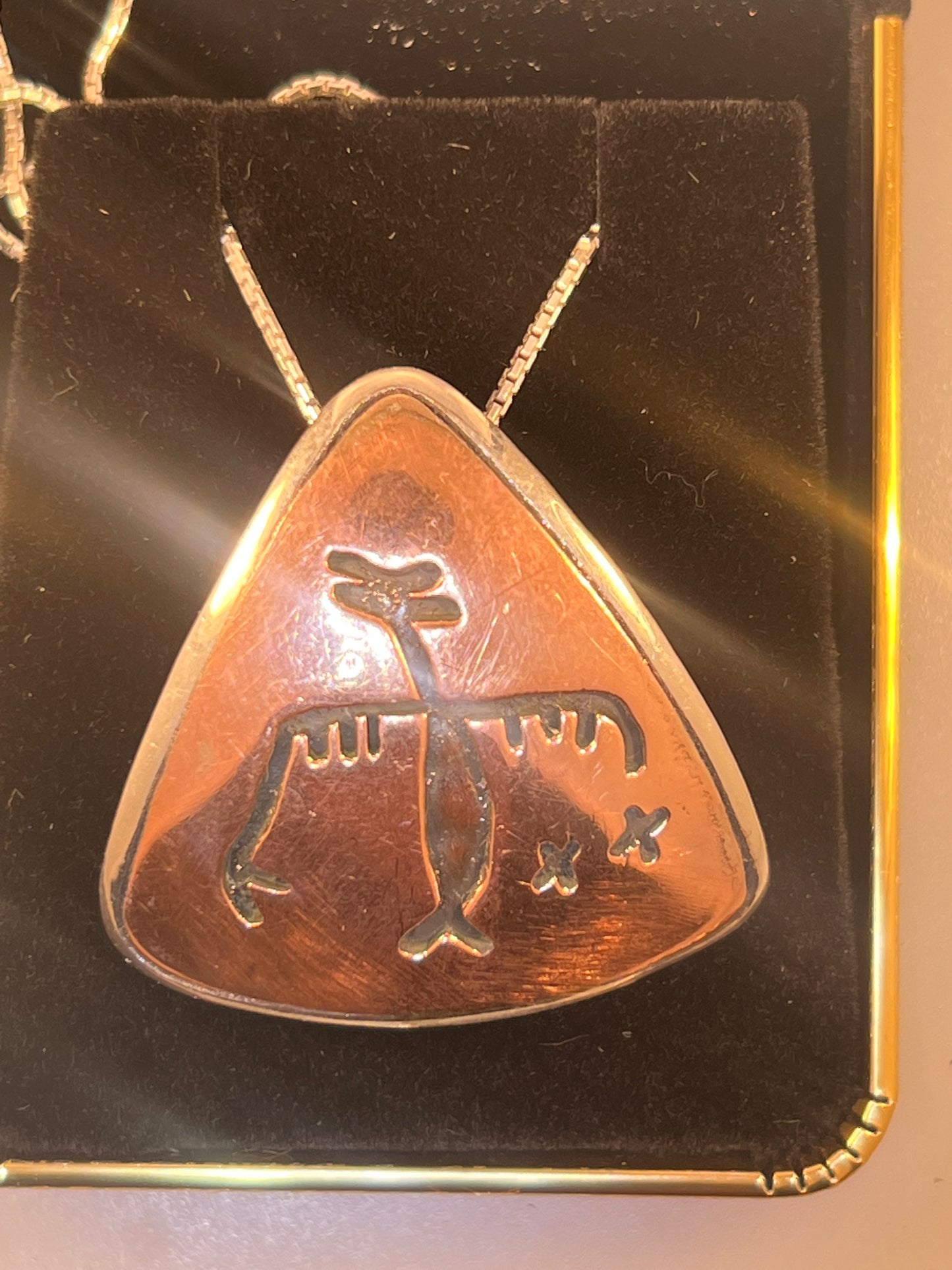 Copper pictograph, rock, painting, special bird