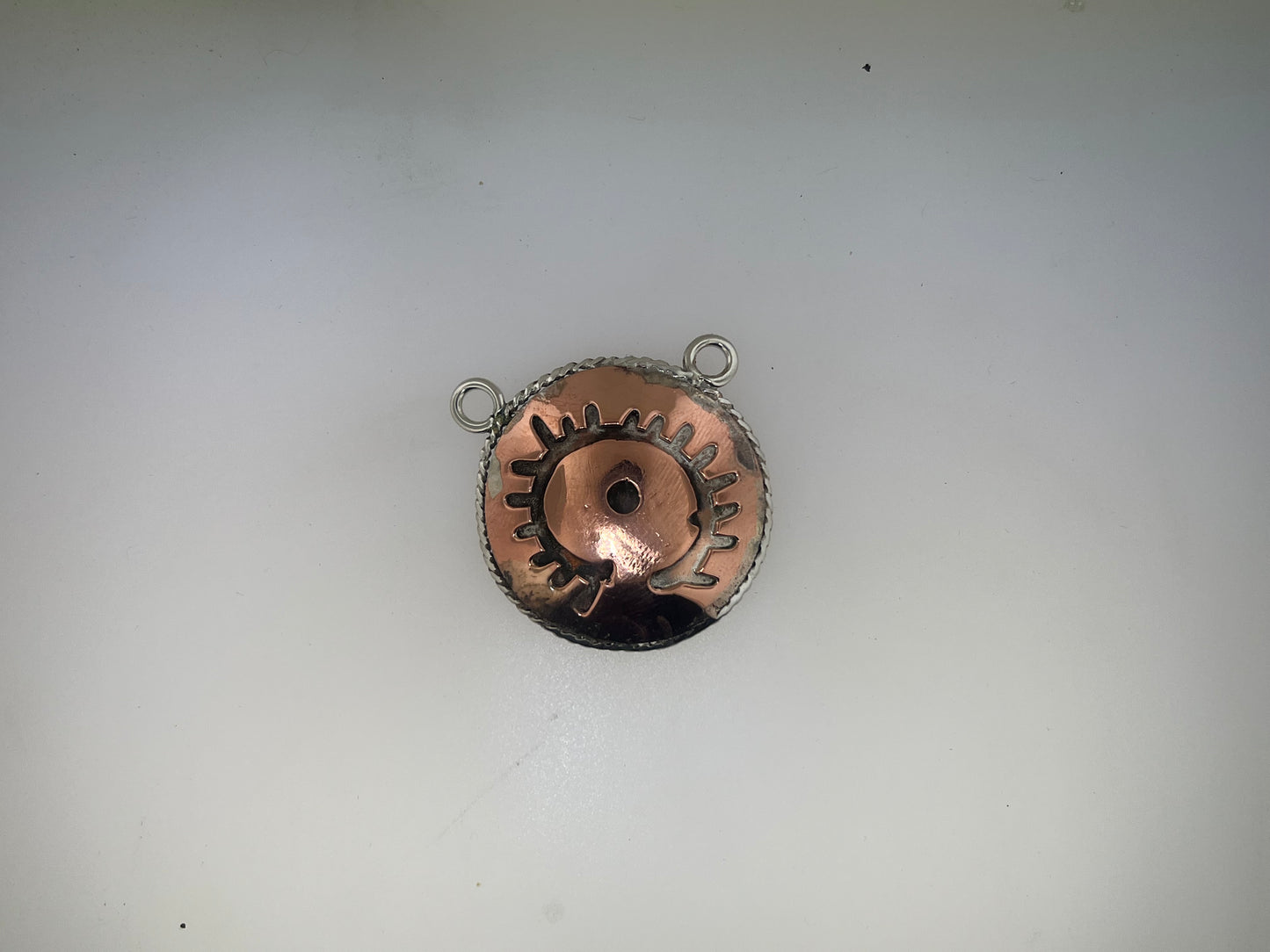 Copper sun pictograph one of a kind
