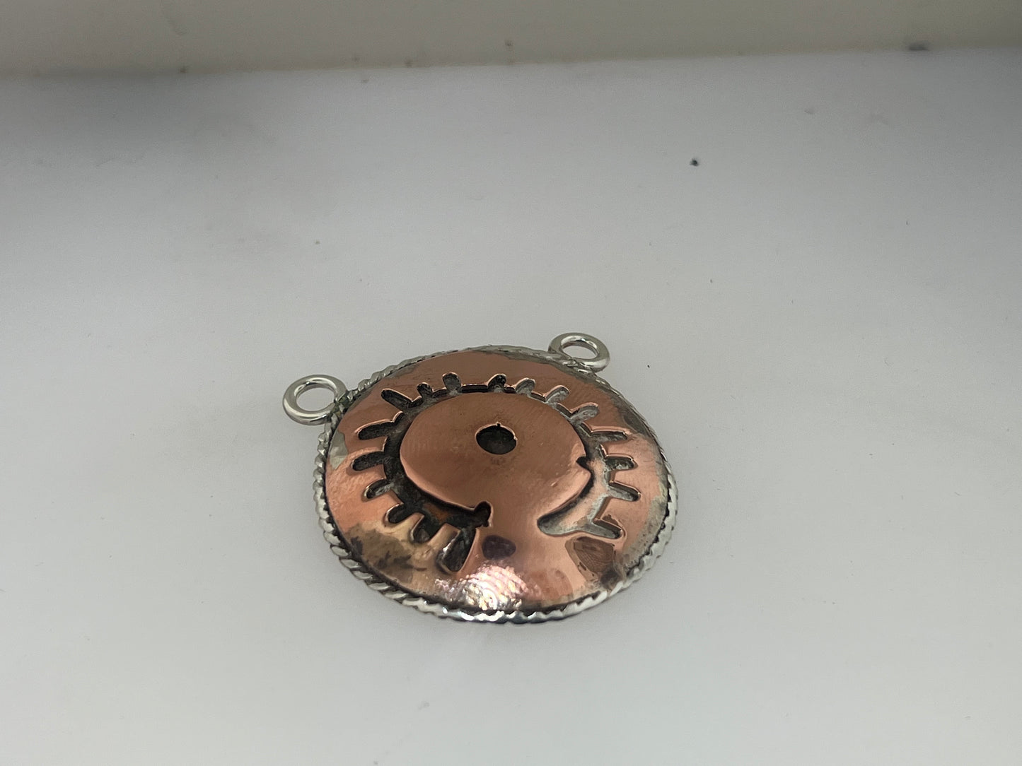 Copper sun pictograph one of a kind