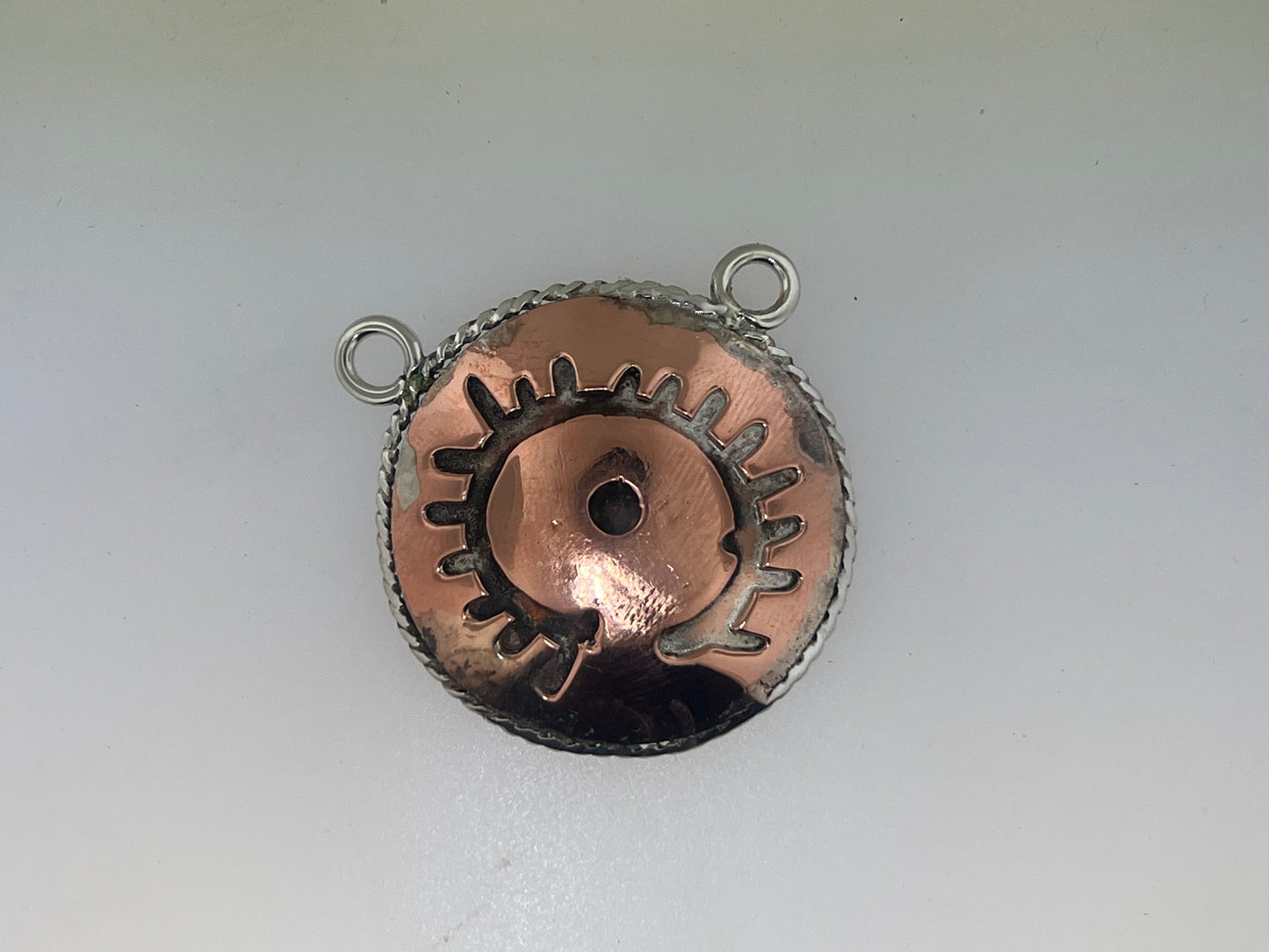 Copper sun pictograph one of a kind