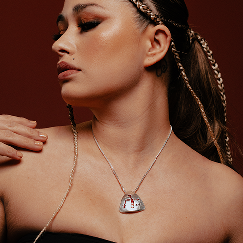 Thunderbird Pictograph Necklace