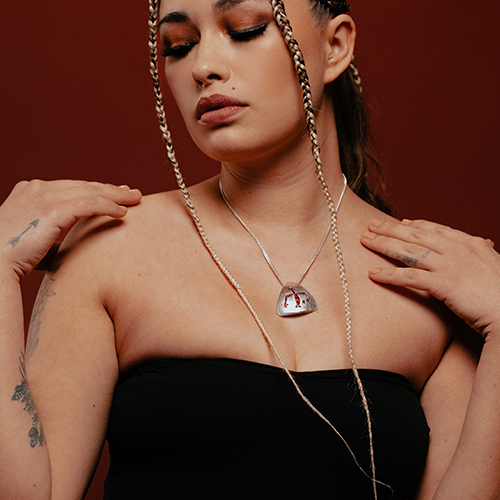 Thunderbird Pictograph Necklace