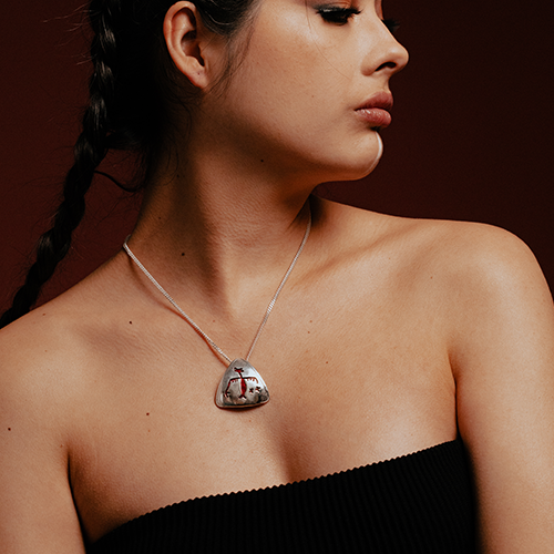Thunderbird Pictograph Necklace