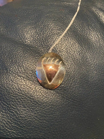 New Bear Paw Pictograph Necklace (Custom Order)