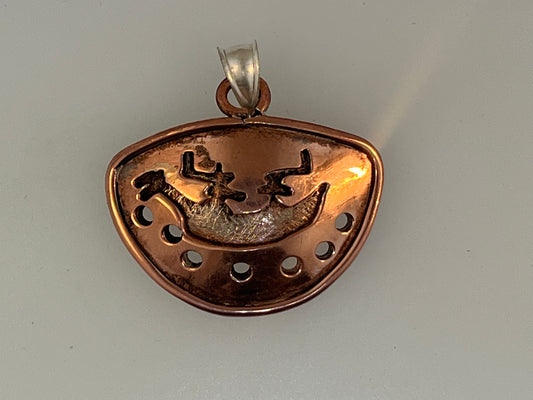 Copper Boat People Necklace